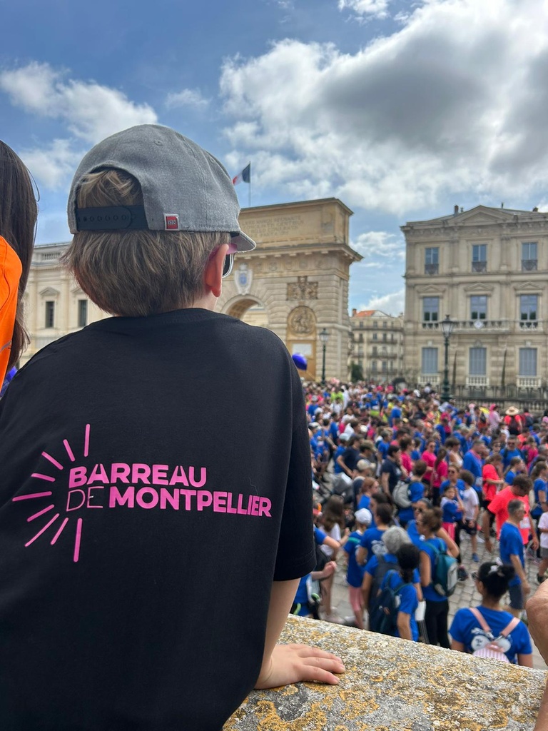 Le Barreau salué lors de la Montpellier Reine Barreau de Montpellier