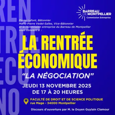 Rentrée économique du Barreau de Montpellier